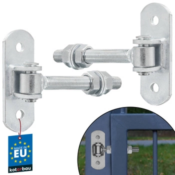 Nastaviteľný závitový záves m16 pre brány - 2 ks.