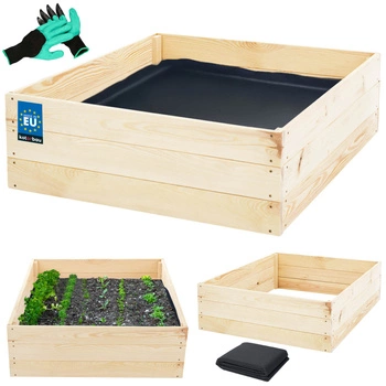 Debnička na zeleninu drevená bylinky pestovanie 120x100x27 cm