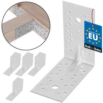 Uholník s prelisom 150x150x80 - 50 ks.