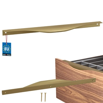 Úchyt nábytkový hliníkový zlatý mat 320/340 mm