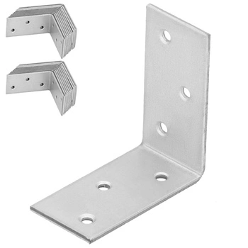 Tesársky uholník nerezový pozinkovaný 50x50x25 mm sada 25 ks.