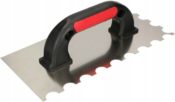 Hladidlo z nehrdzavejúcej ocele 270 polkruhový zub