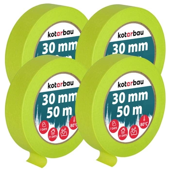 Maskovacia páska neón 30 mm × 50 m sada 4 ks.