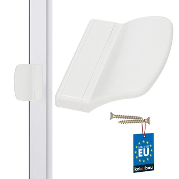 Balkónové madlo biela 70x55 mm