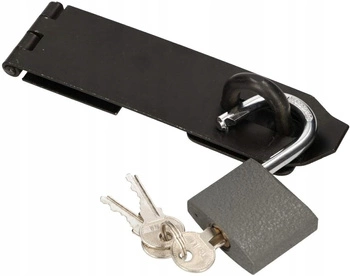 Uzamykacia skrutka s visiacim zámkom 170 uzamykanie + visiaci zámok