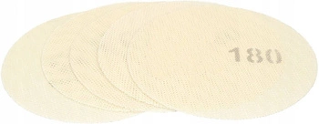 Brúsny kotúč mäkký 5x sieťový kotúč na suchý zips 180