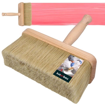 Lavica so štetcom veľká široká na základný náter tapiet 200 mm