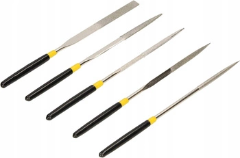 Sada diamantových ihiel na kov 160 mm 5 ks.