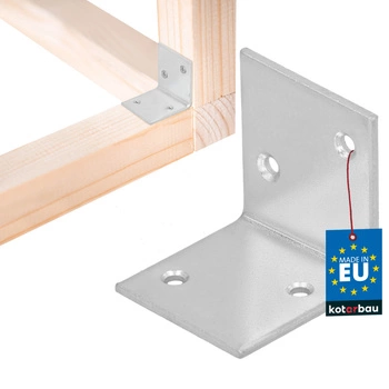 Tesársky uholník nerezový pozinkovaný 35x35x35 mm