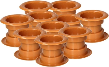 Manžeta pre dvere ventilačná trubica - 10 ks - Farba jelša