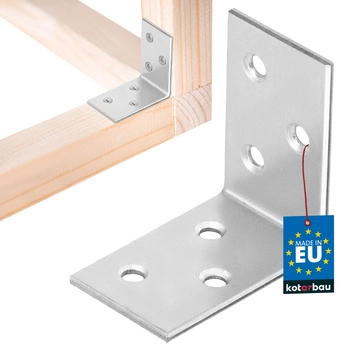 Tesársky uholník nerezový pozinkovaný 40x40x25 mm