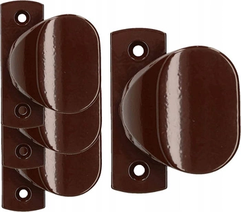 Držadlo dverí sada 65 pre dvere bránka - 4 ks - Farba hnedá