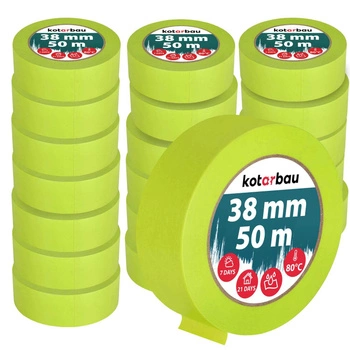 Maskovacia páska neón 38 mm × 50 m sada 24 ks.