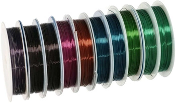 Medený drôt na cievke 0,5 mm x 5 m sada 10 ks.