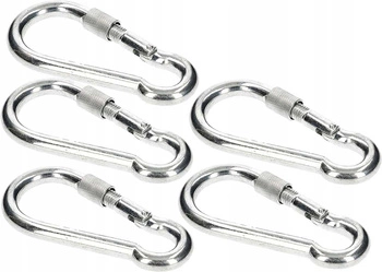 Twist karabína 120 lanový hák - 5 ks.