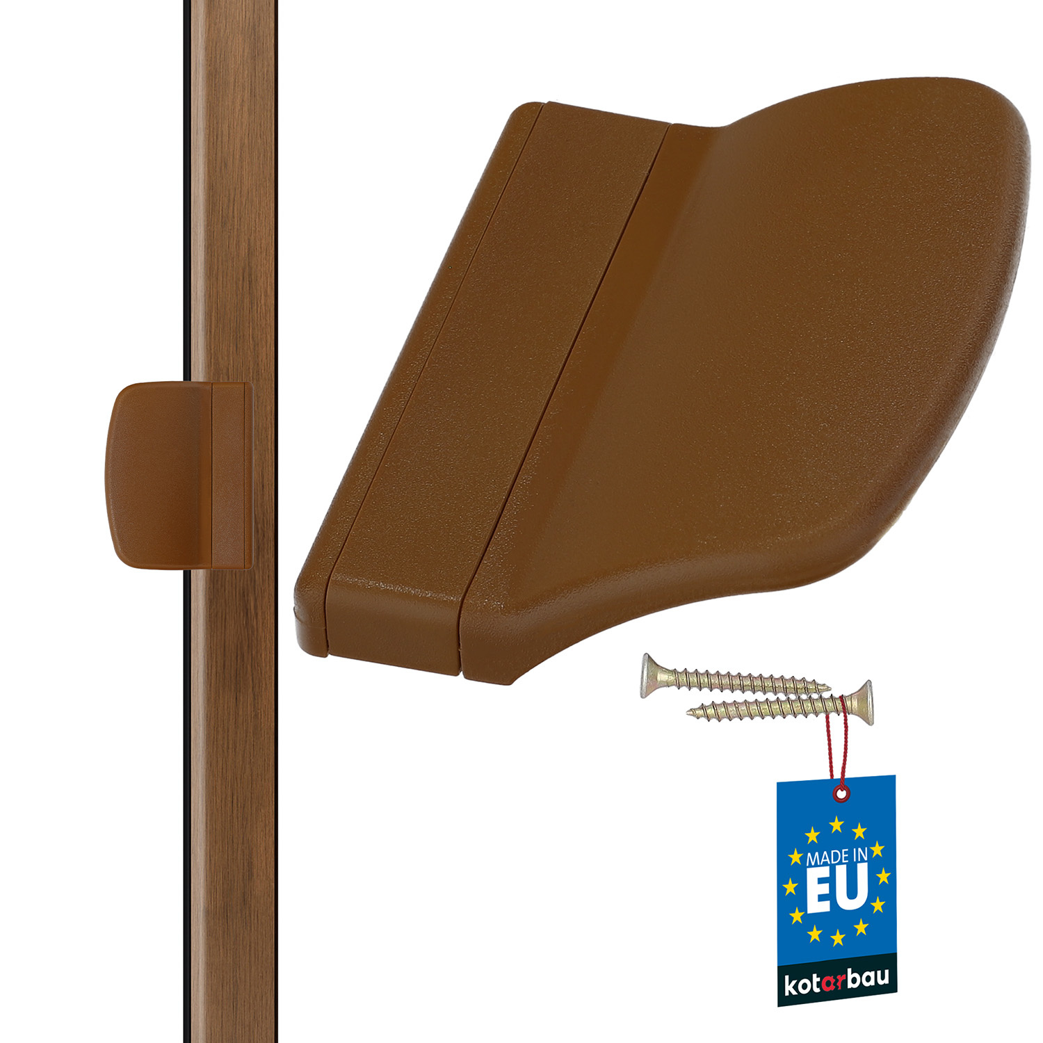 Balkónové madlo dub 70x55 mm