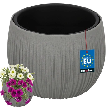 Kvetináč s vložkou 145x110 mm imitácia betónu