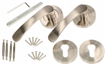 Sada dverových kľučiek 110 mm patina znak