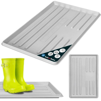 Odkvapkávač na obuv 60x40 cm – Farba sivá