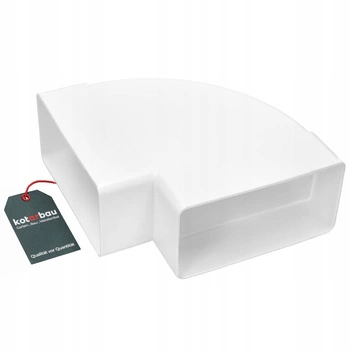 Horizontálne ventilačné koleno 120x60