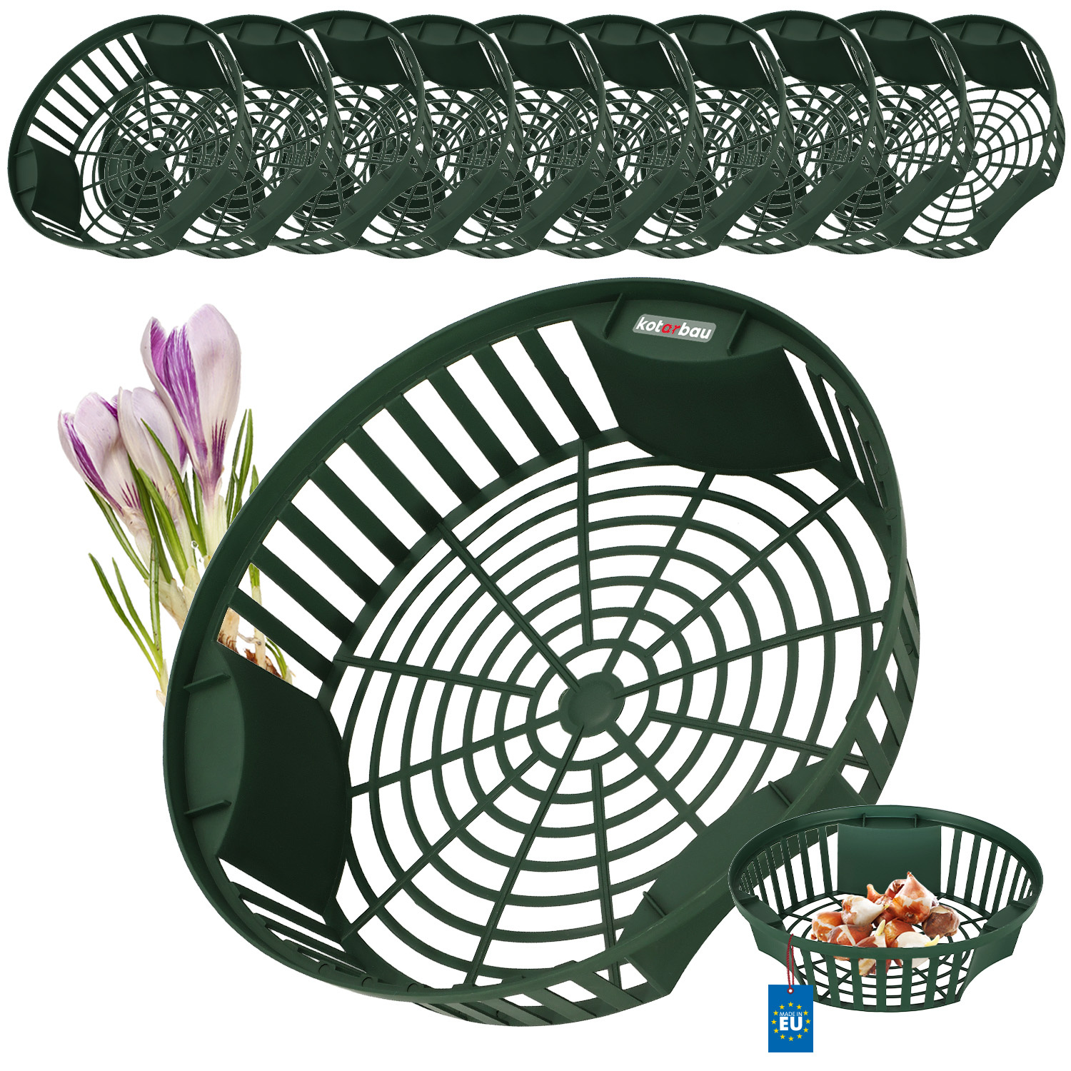 Košík na sadenie hľúz 265 mm sada 10 ks.