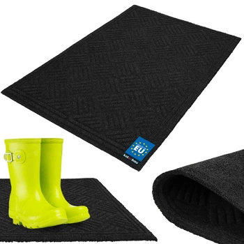 Rohožka na topánky protišmykový koberec sivá 60x90 cm