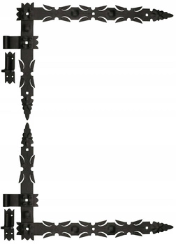 800 garážový rohový záves pre okenice