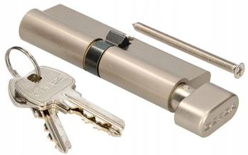 Zámková vložka s gombíkom 35/40 nikel