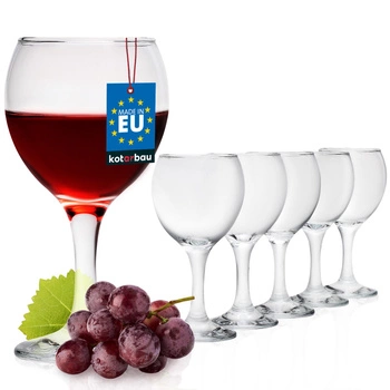 Poháre na červené víno 210 ml sada 6 ks.
