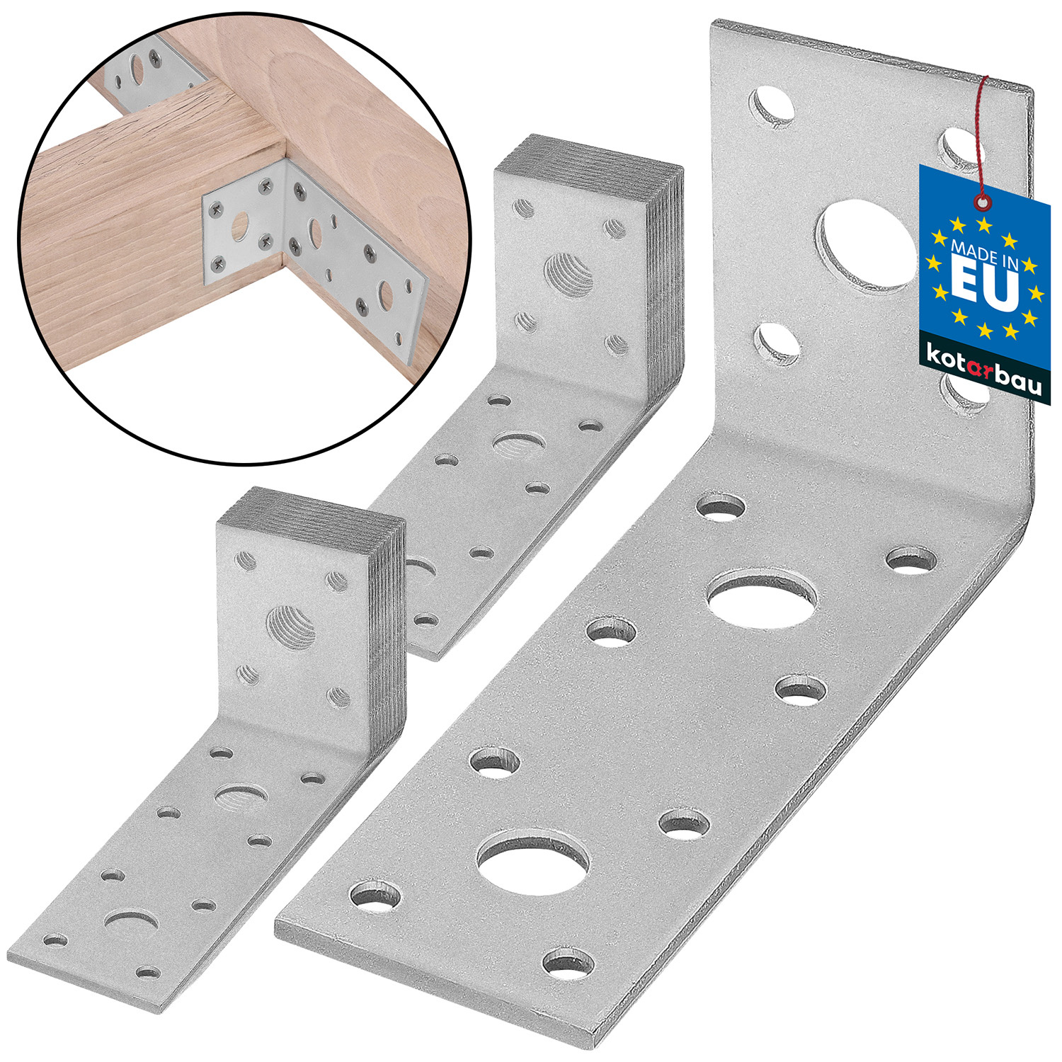 Uholník bez prelisu 100x50x40 - 25 ks.
