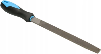 Plochý pilník na obrábanie kovov s rukoväťou č. 2 200 mm