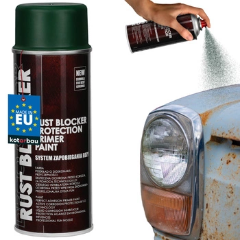 Ochranný lak v spreji antikorózny na kov zelený ral 6005 400 ml