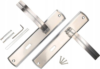 Sada dverových kľučiek 110 mm patina znak