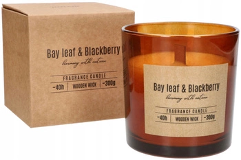 Vonná sviečka s dreveným knôtom 40 hod