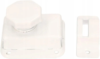 Kúpeľňový zámok západky dverí biely