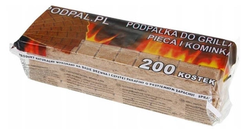Krbový zapaľovač varič podpaľovač gril 200 kociek