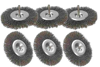 120 mm drôtená kefa - 6 ks.