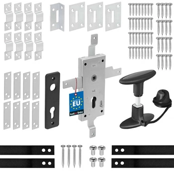 Sada garážového zámku kastel 4-dverové garážové dvere