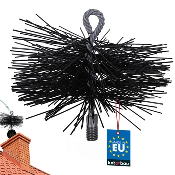 Kefa na čistenie komínov kominárska pvc závit m12 150 mm