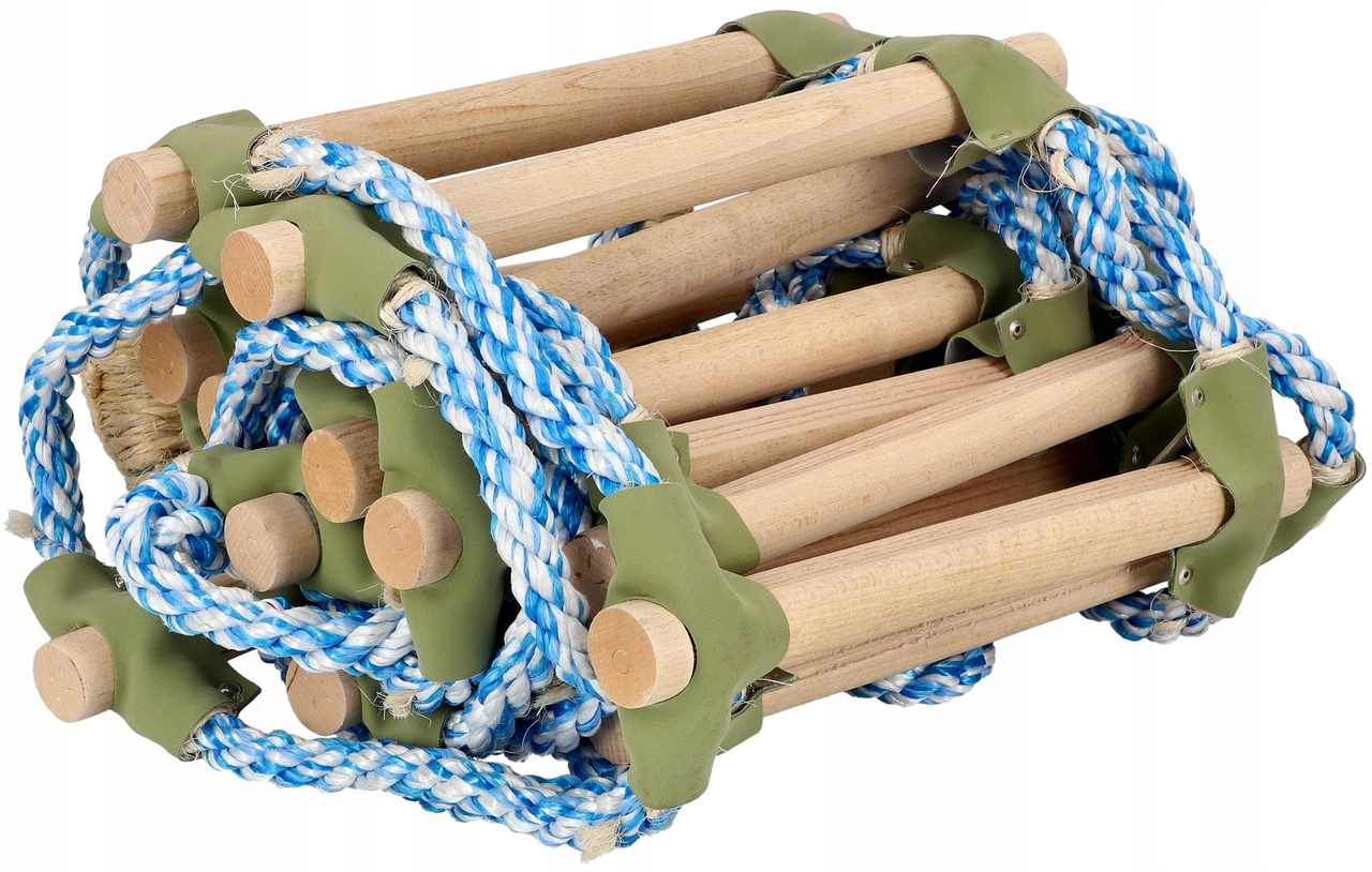 Lanový rebrík opletený strechou 5 m