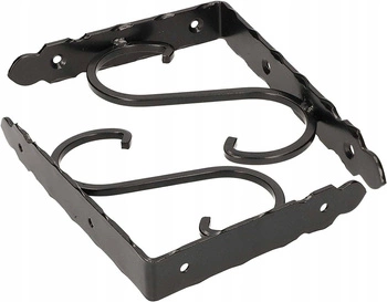 Držiak police 20x15 retro kovaný uhlový držiak - 2 ks.