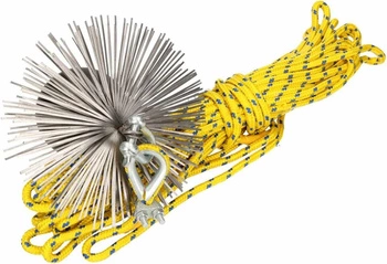 Súprava na čistenie komína 175 mm 1 m