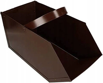 Oceľový zásobník na uhlie hnedý popol