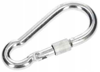 Karabína twist 120 háčik na lano