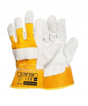 Kožené vystužené pracovné rukavice veľkosti 10