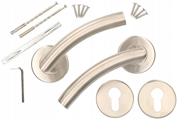 Súprava dverových kľučiek 130 mm inox inset