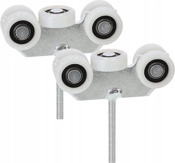 5 valčekový skrutkový vozík fi8 posuvné brány - 2 ks.