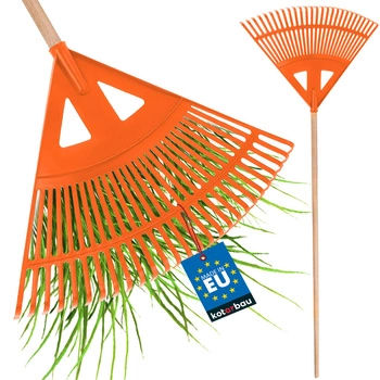 Záhradné hrable 580 mm hrable na lístie + hriadeľ