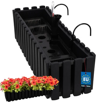 Kvetináč balkónový antracit 600 MM