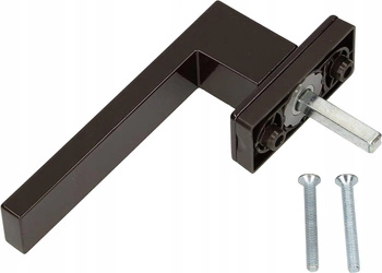 Hliníková okenná kľučka čierna balkónová kľučka